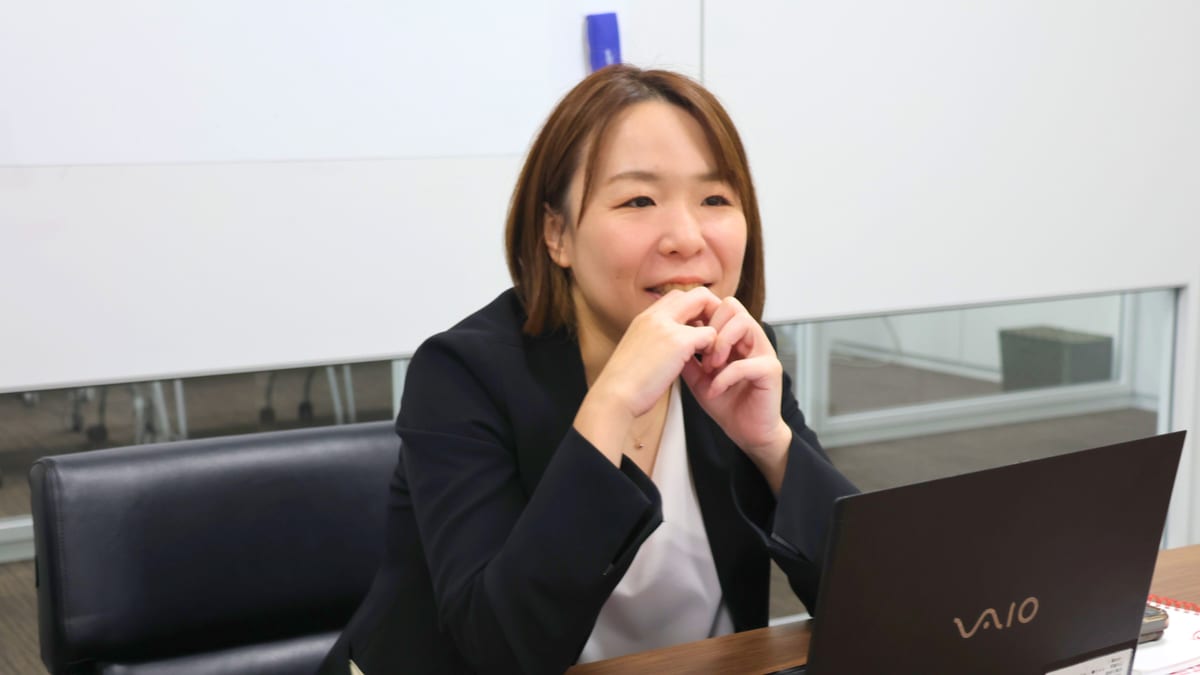 人事ご担当者さまへのインタビューの様子